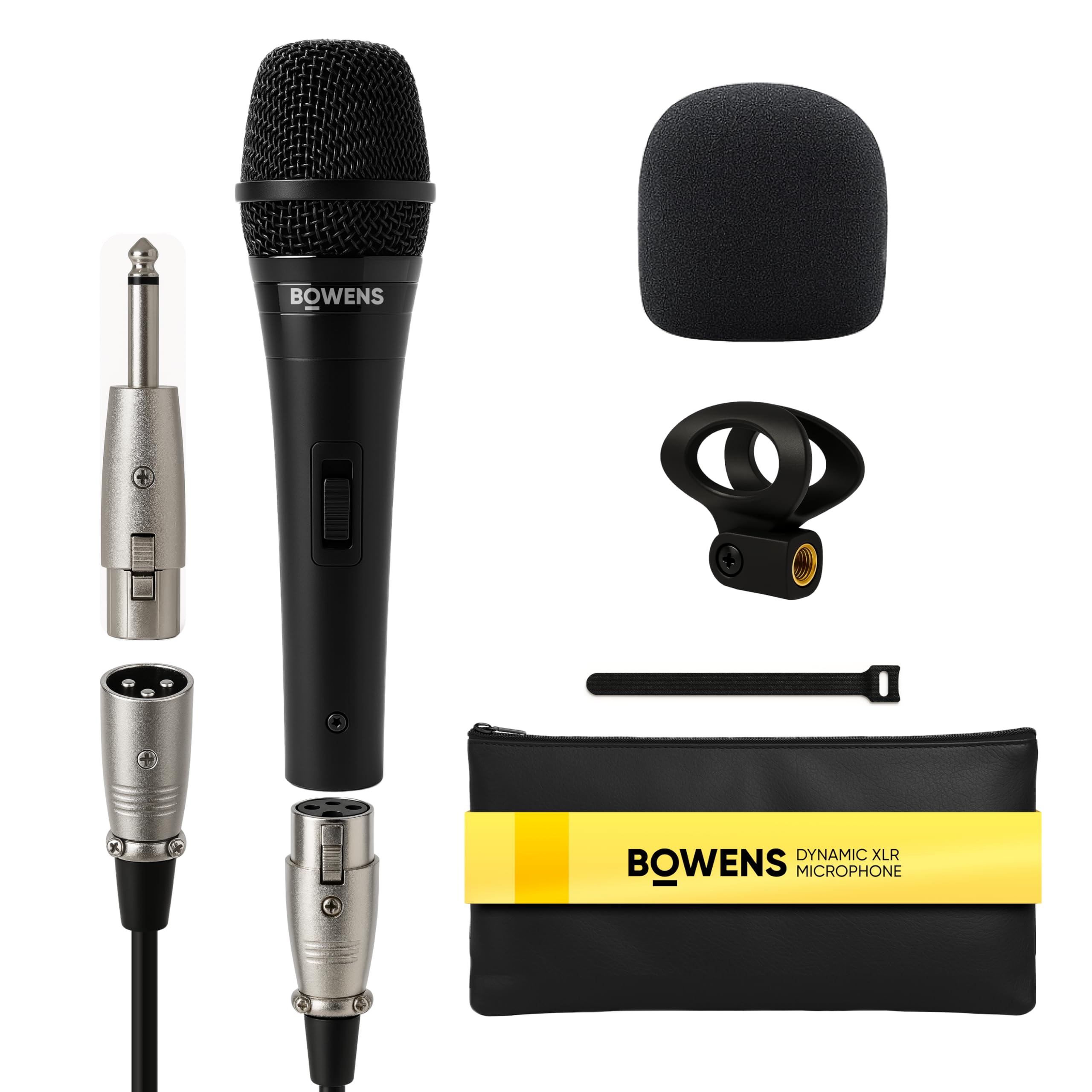 Amazon.co.jp: Bowens ダイナミックマイク – 有線ハンドヘルドXLR