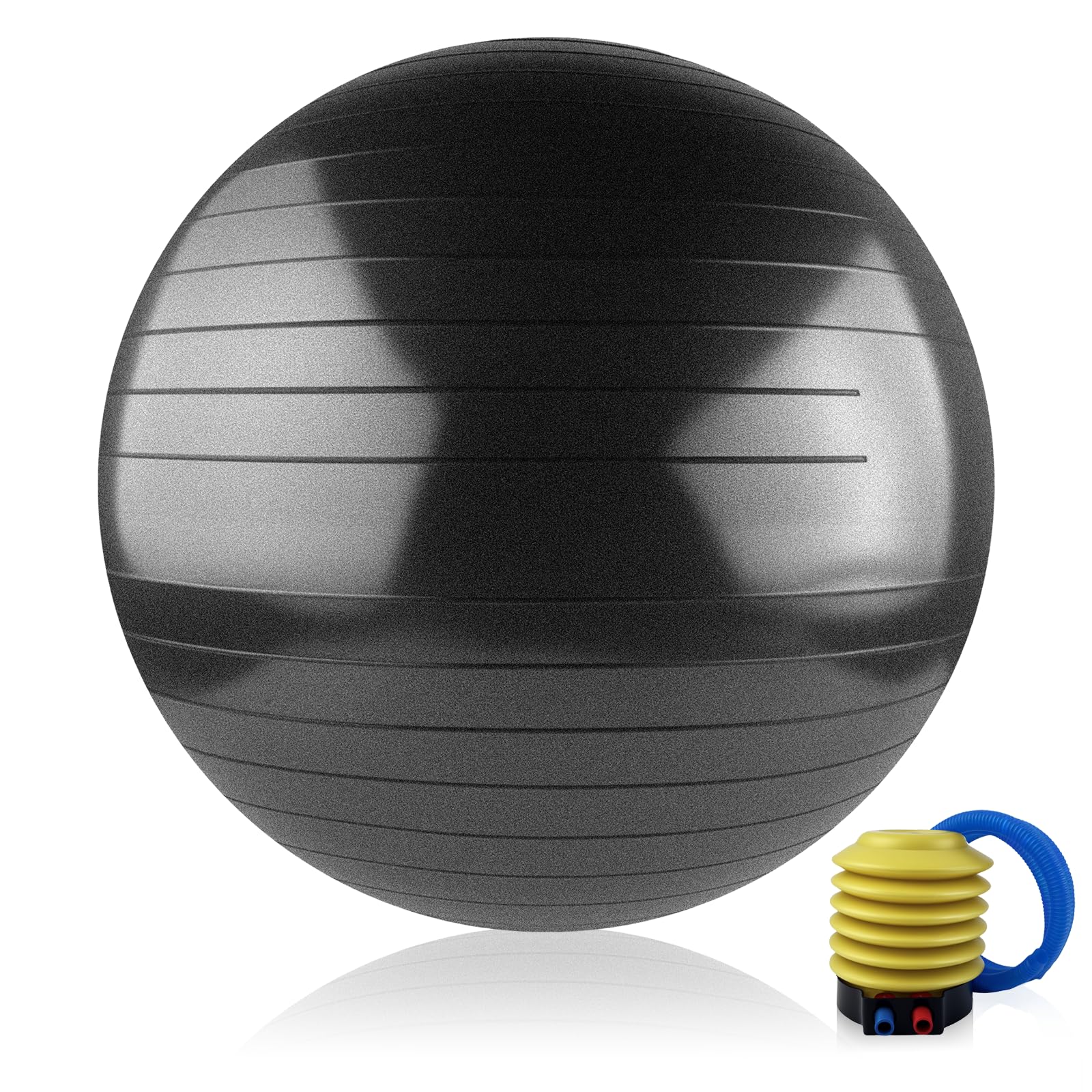Ballon de Grossesse Fitness 65 CM Anti-éclatement Anti-Dérapant Swiss Ball Gym Yoga