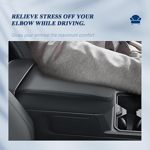 Vista 64 de BIBIBO Funda para reposabrazos de consola central Subaru Crosstrek 2024, cojín para reposabrazos 2023 2024 Subaru Crosstrek /2024 Subaru Impreza