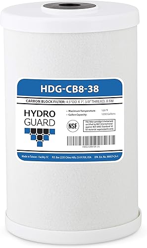 Hydro Guard CB8 Amway E84 A101 E-9225 Filtro de agua compatible con bloque de carbono