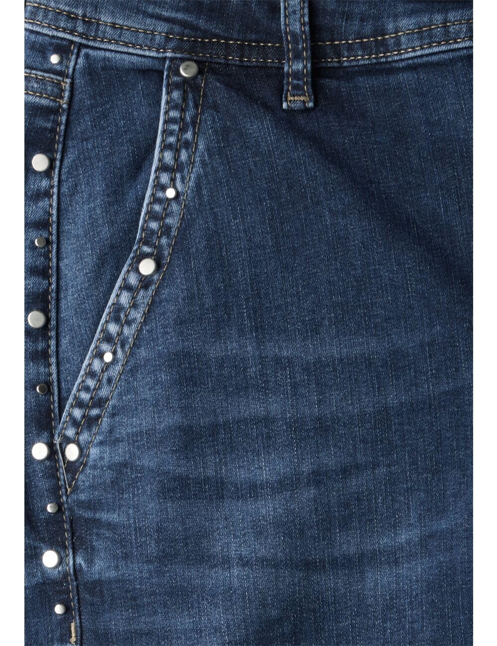 Street One Jean Large avec Rivets Femme