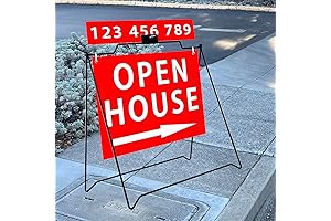 Portable Real Estate Sign Frame with A-Frame Design