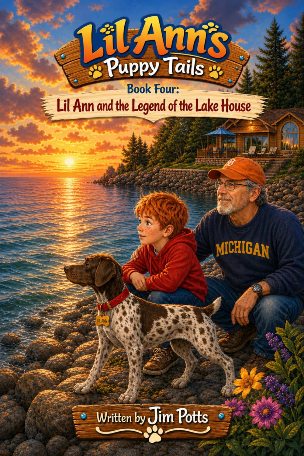 Lil Ann's Puppy Tails Book Four: Lil Ann and the Legend of the Lake House