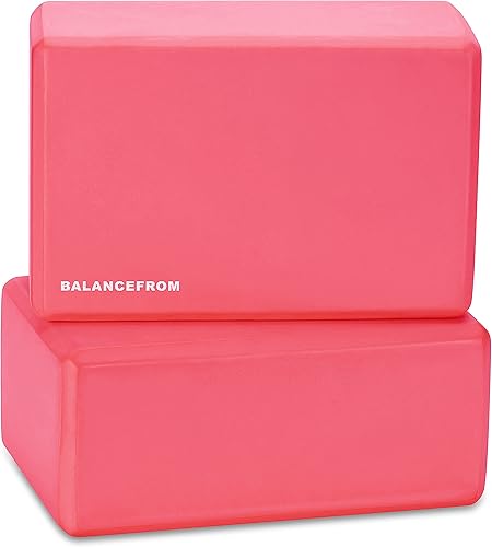 Miniatura 6 de Signature Fitness Esterilla de yoga multiusos de 12 pulgada, extra gruesa, de alta densidad, antidesgarros, con correa de transporte con bloques de