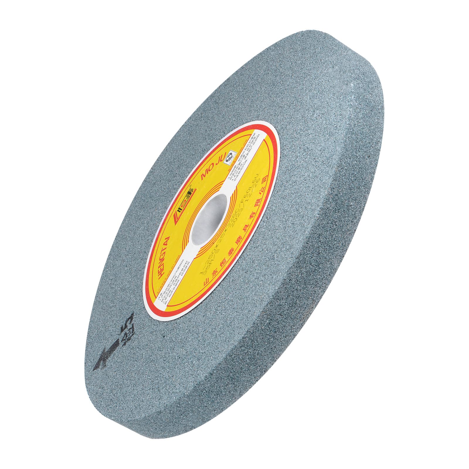 QUARKZMAN Schleifbockscheibe 250 x 32 x 25 mm, 60 Körnungen Grüne Siliziumkarbid-Bank-Schleifscheiben für Hartmetall, optisches Glas