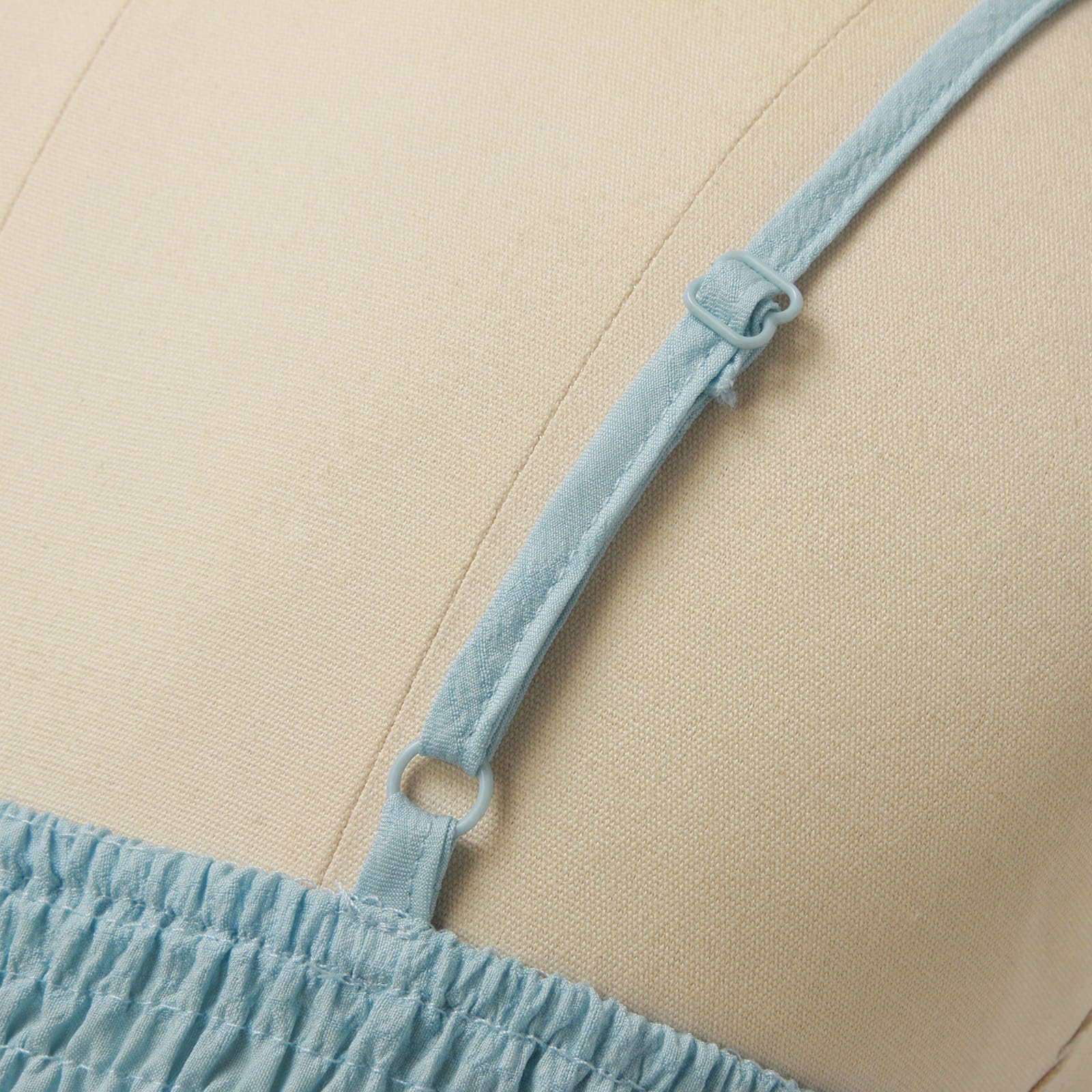 Abito Corto Tinta Unita Orlo Con Volant Senza Maniche Mini Estivo Sexy
