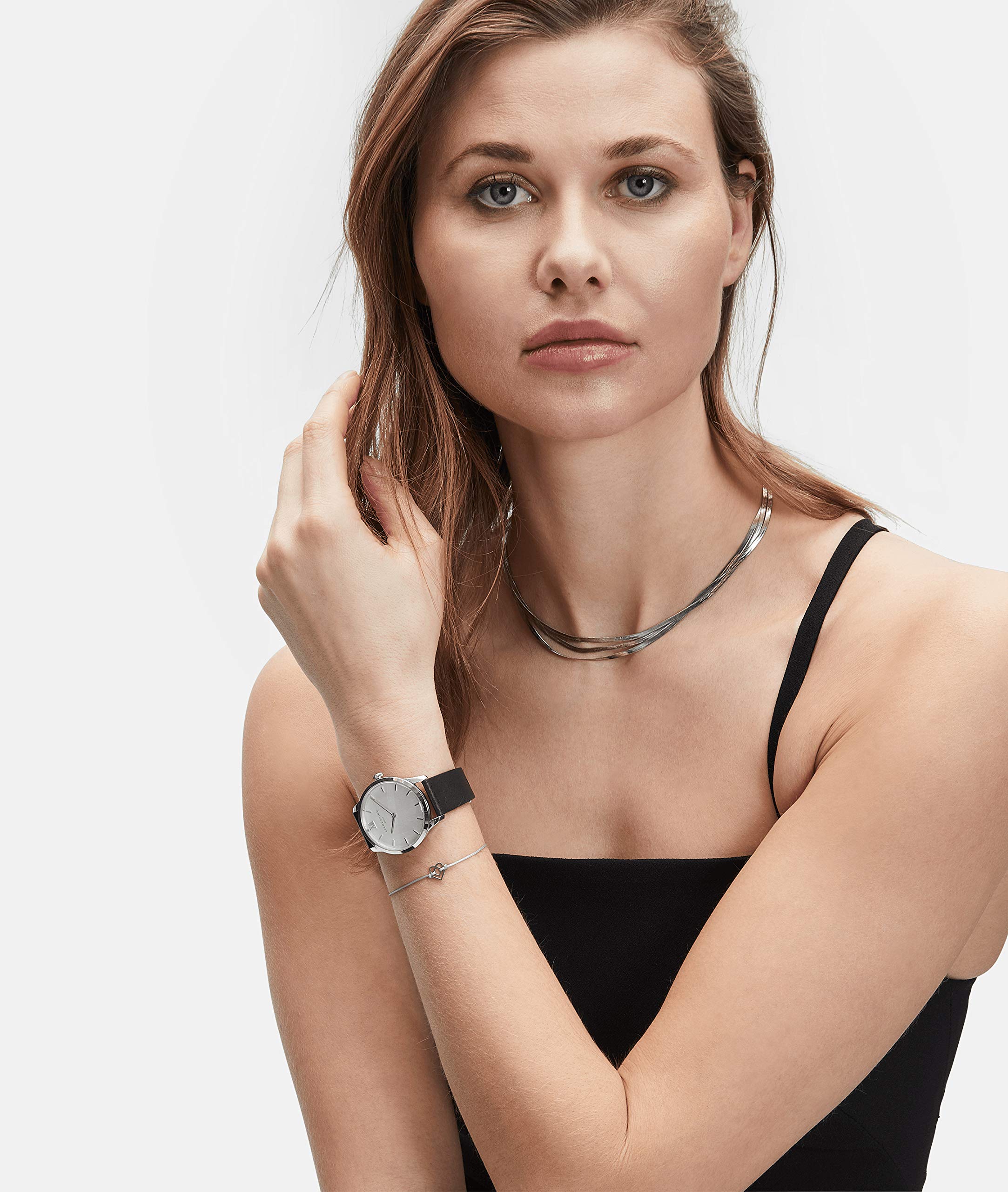 LIEBESKIND BERLIN Damen Sleekchain Halskette – Edelstahl Kette in verschiedenen Farben und Längen, größenverstellbar – zeitlos, modern und vielseitig kombinierbares Schmuckstück
