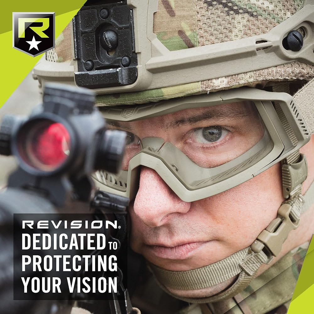 Revision Military 4-0307-0235 Wolfspider Deluxe Goggle, Black