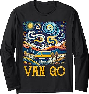 Retro Vintage Vanlife Accessories Funny Van Life Long Sleeve T-Shirt