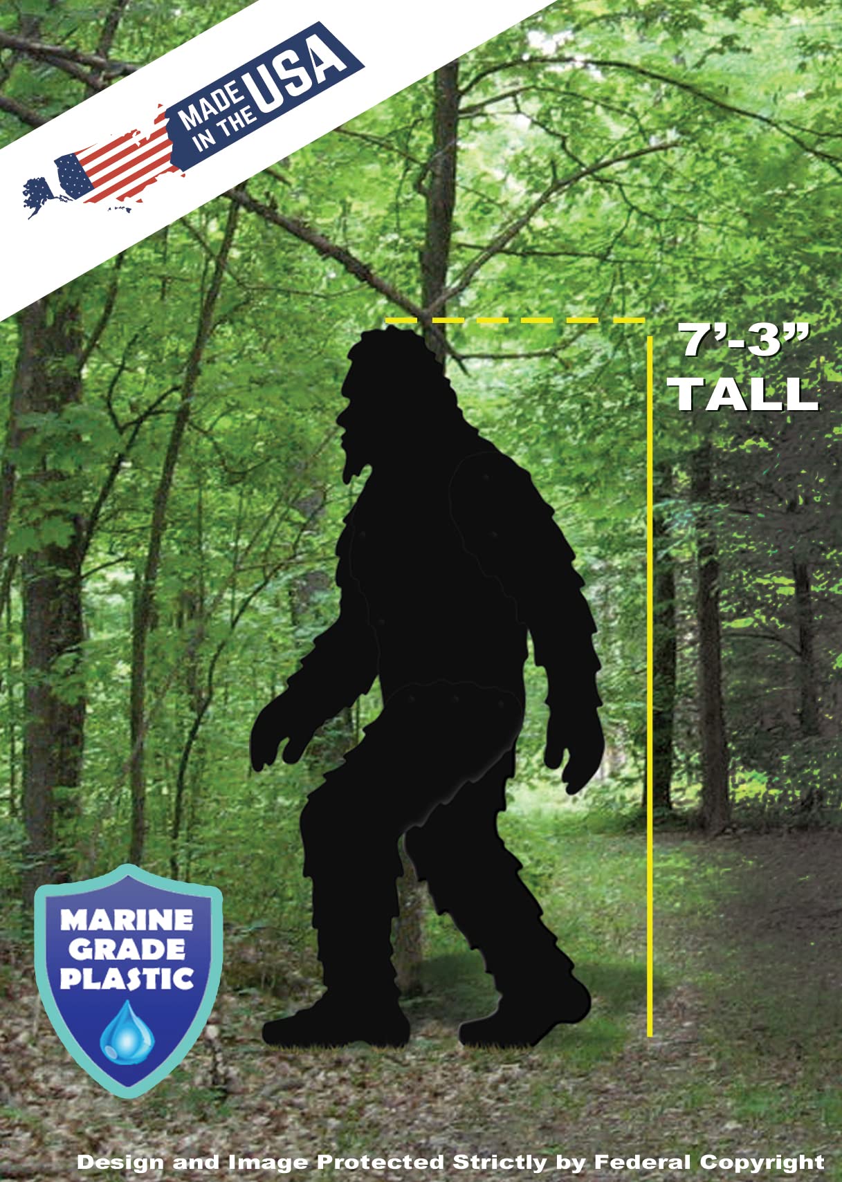Amazon.com : Big Foot Yard Display Over 7ft Tall!!! : Patio, Lawn