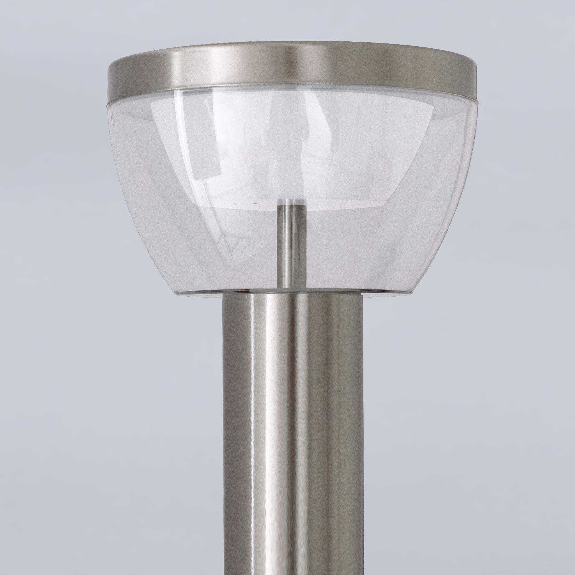 Maxkomfort LED Aussenleuchte Standleuchte Gartenleuchte Wegeleuchte Lampe 9W Edelstahl 80cm modern IP44 309A-800