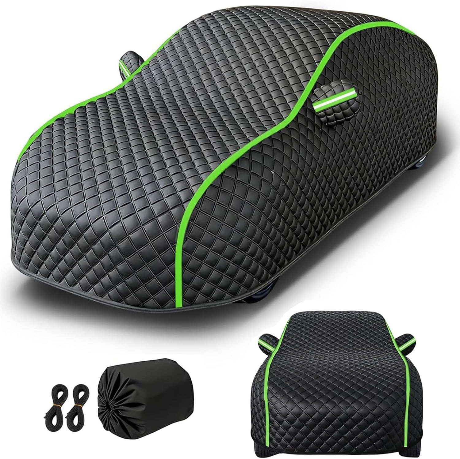 Telo Copriauto Antigrandine per Porsche Cayenne Coupe, Telo Auto Copriauto Antigrandine, Impermeabile, Felpato, Resistente Alla Neve, Con Zip J1671o