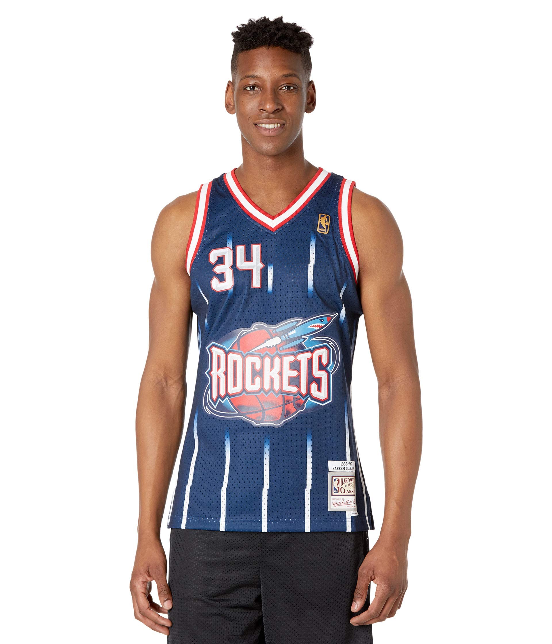 Amazon.com: Mitchell & Ness NBA Swingman Road Jersey Rockets