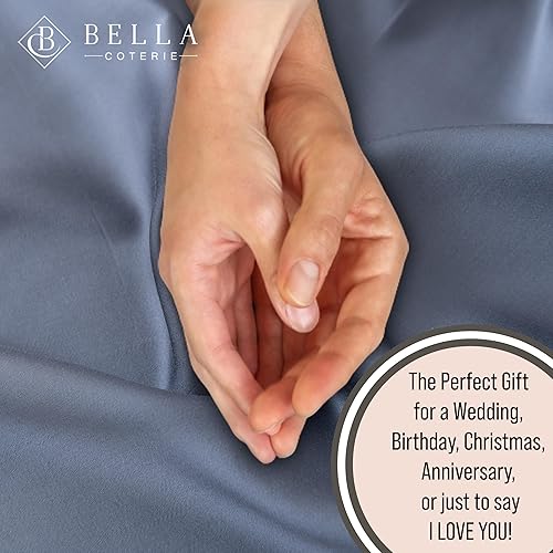 Miniatura 6 de Bella Coterie - Juego de sábanas de bambú de lujo California King, cultivado orgánicamente, ultra suave, refrescante para personas que duermen con