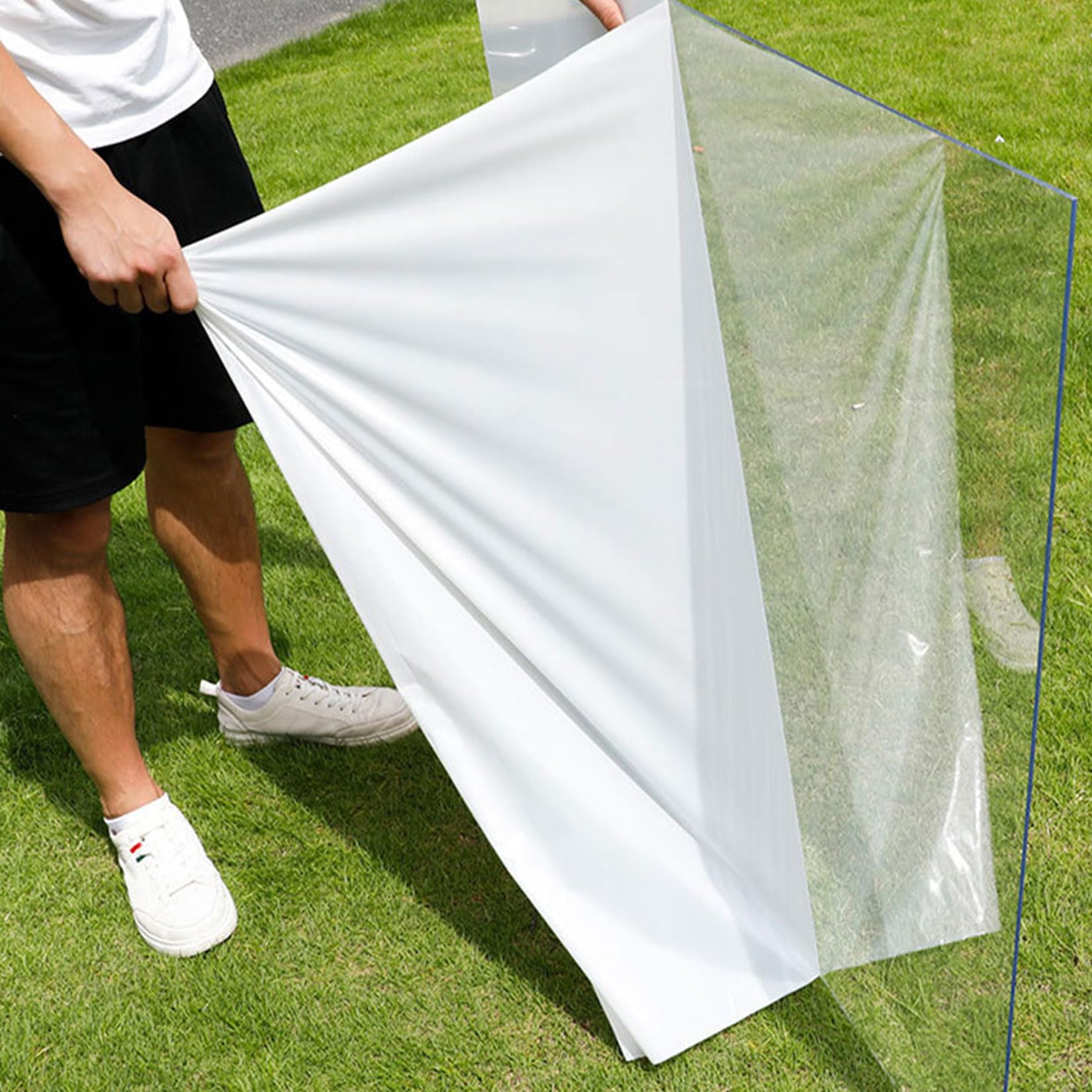 Feuilles de toiture pour serre panneaux transparents en plastique résistant aux UV