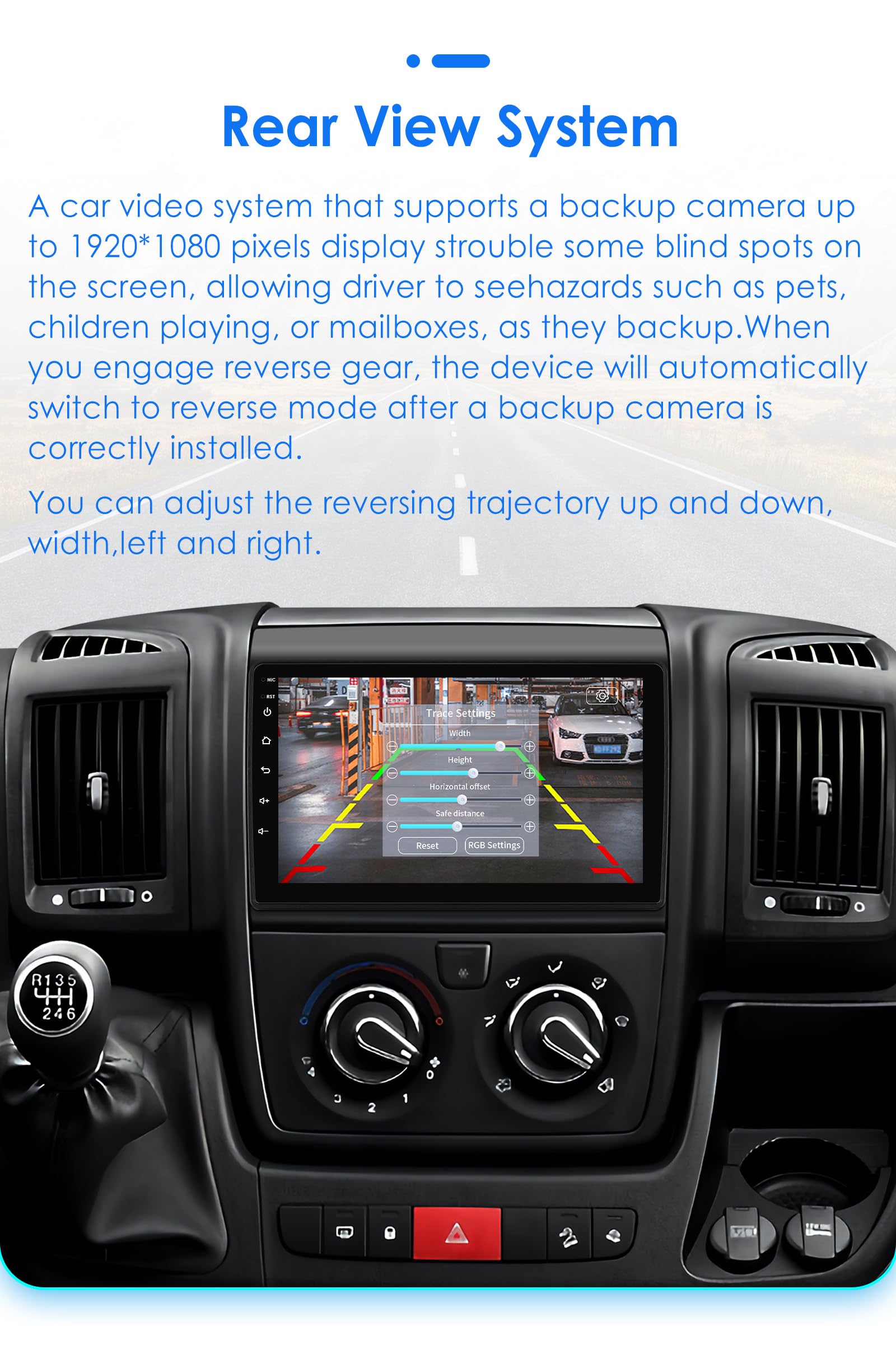 Android 13 Car Radio 9 Pulgadas Pantalla táctil 8 núcleo para Citroën Jumper II/Peugeot Boxer II/Fiat ducato 2006-2022 WiFi Wired Android Car, Wireless carplay Bluetooth WiFi 4G GPS RDS Am/FM