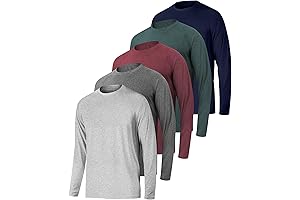 5-Pack Men's Snowmobile Shirts for Men
