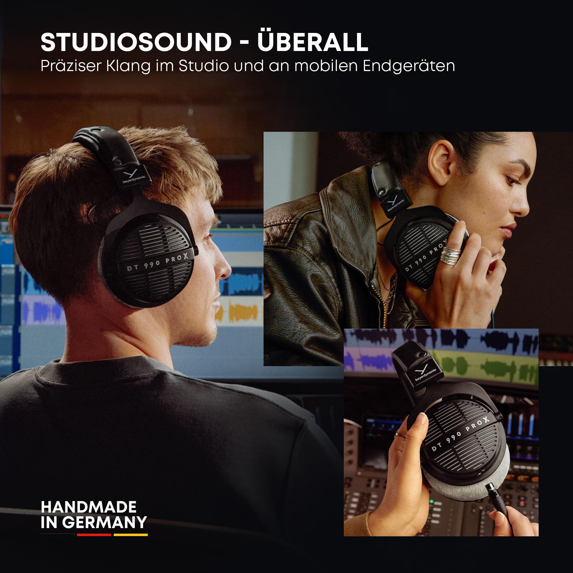 beyerdynamic DT 990 PRO X offener, ohrumschließender Studiokopfhörer für kritisches Hören und Editing