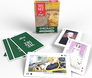 Lingo x The Metropolitan Museum of Art Portraits Playing Cards | Art Education Card Game for Adults | Unique Gift for Museum Lovers & Gallery Fans | Featuring Iconic Met Collection Masterpieces