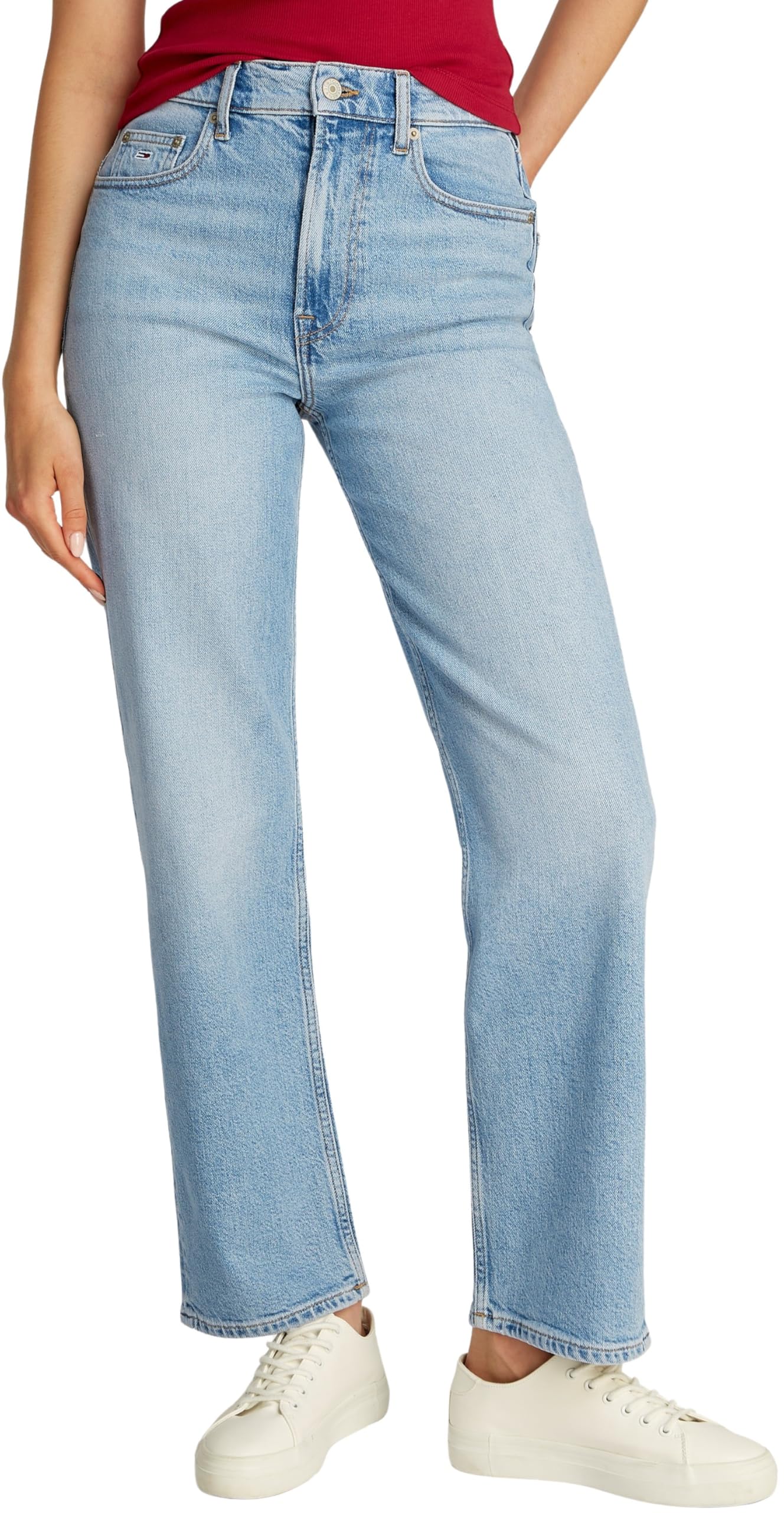 Tommy Jeans Damen Jeans Hose Layla Slim High Waist