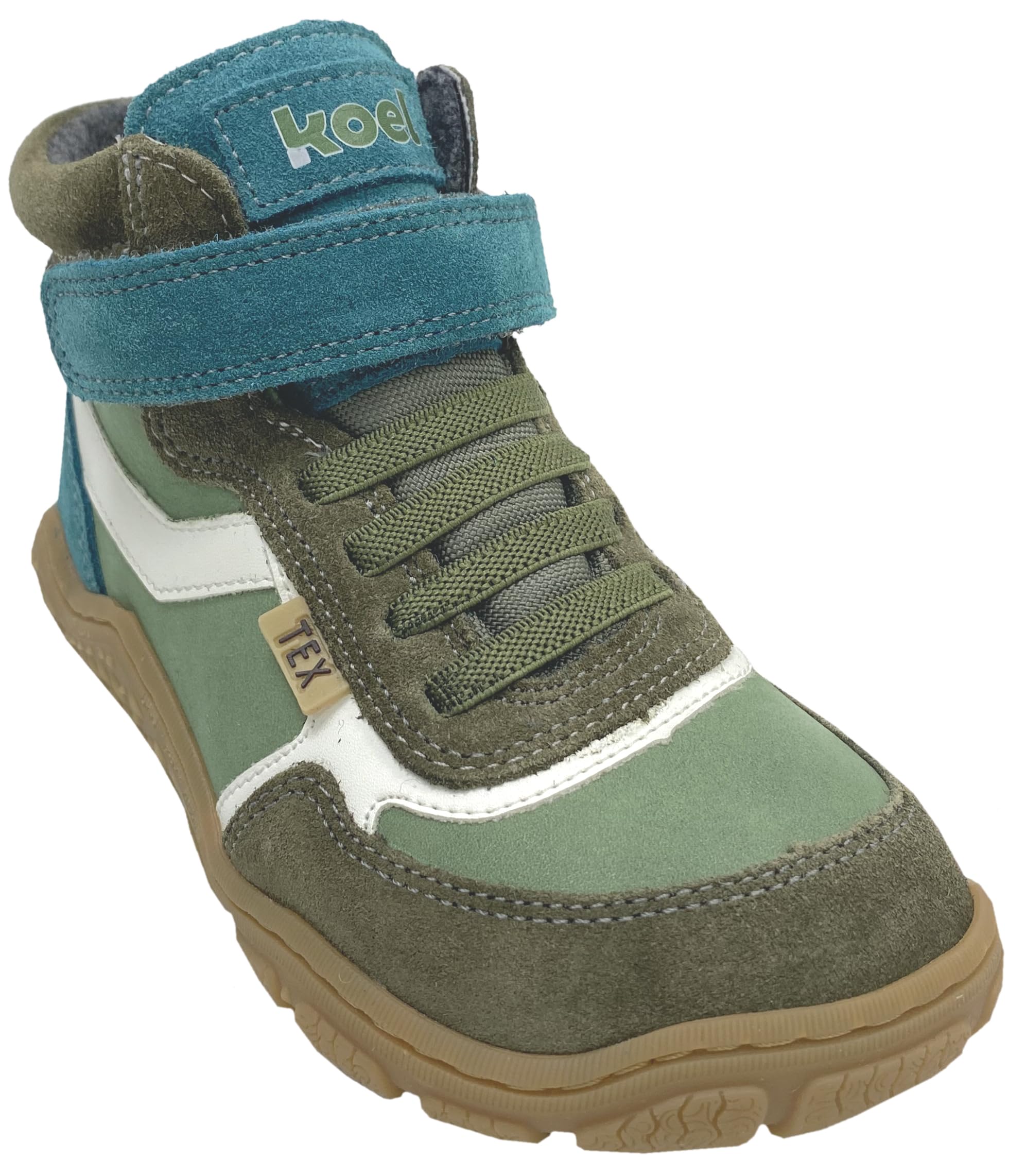 KOEL Wollgefütterte Barfußschuhe aus Leder mit TEX >Farbwahl< Trekking Sohle Modell RAMI
