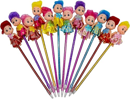 Miniatura 1 de Maydahui 12 bolígrafos de muñeca con tinta de gel azul para escuela, fiesta, oficina