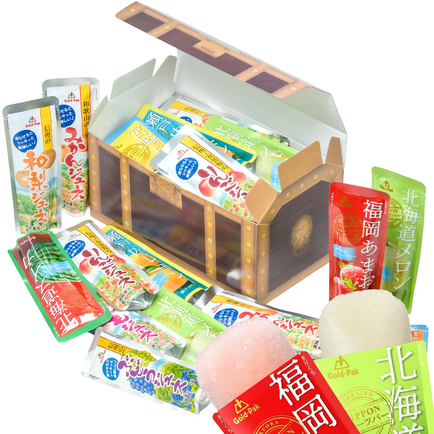 Amazon.co.jp: ゴールドパック 凍らせておいしい フルーツ ジュース