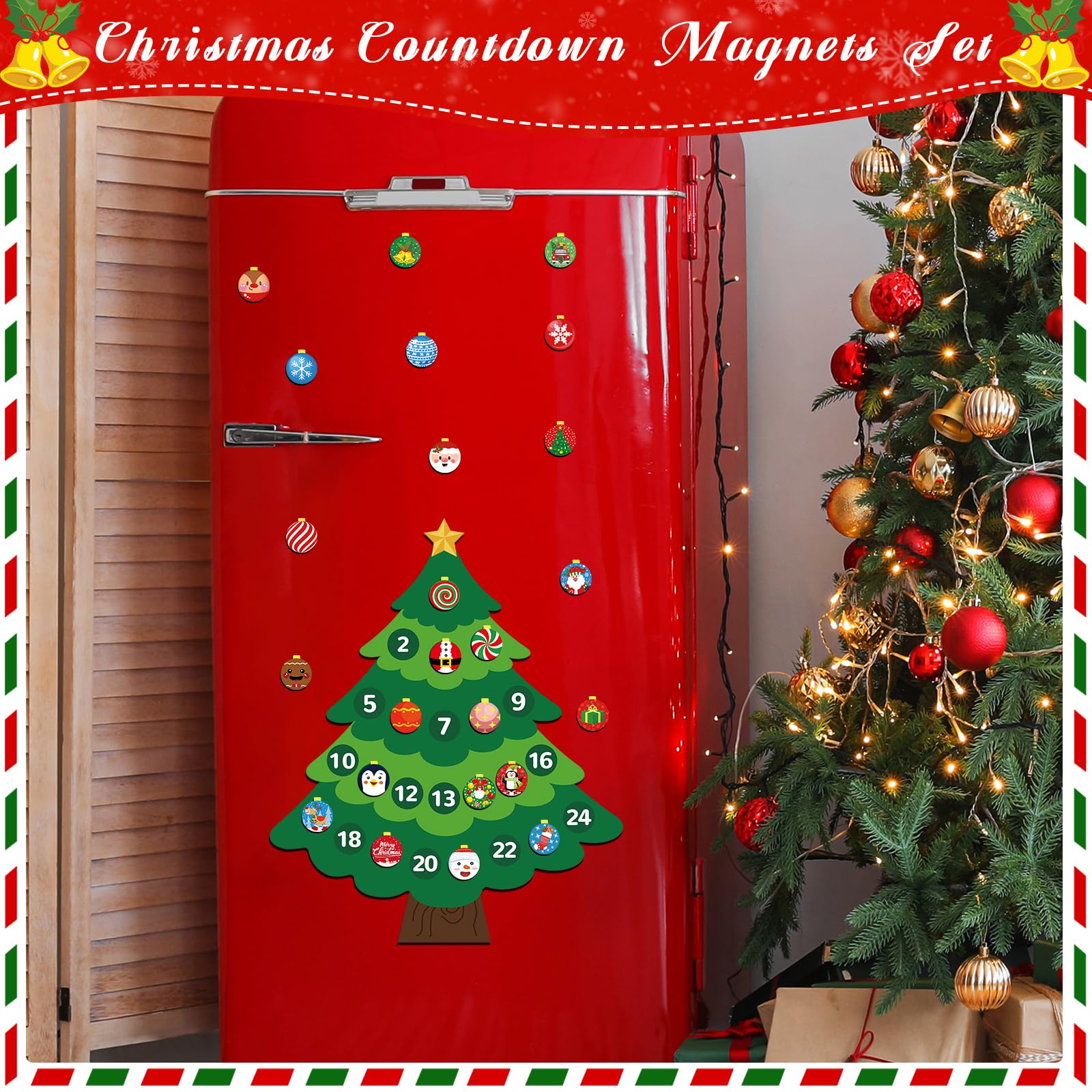 Christmas Duck Magnets Christmas Duck Refrigerator Magnets – Set Of 12 ...