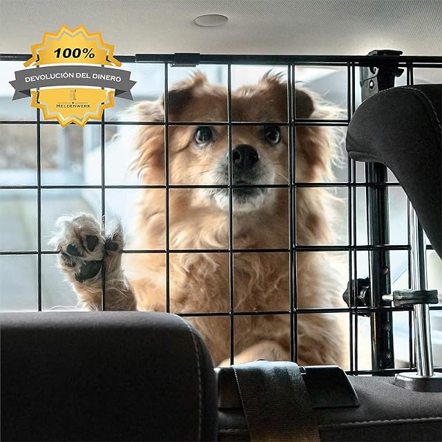Foto 7 de 7 de Heldenwerk Rejilla perro coche maletero universal - Separador de coche para perros al transporte de perros