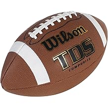 Wilson TDS Composite Piloflex Superskin Football Official, Brown, Standard