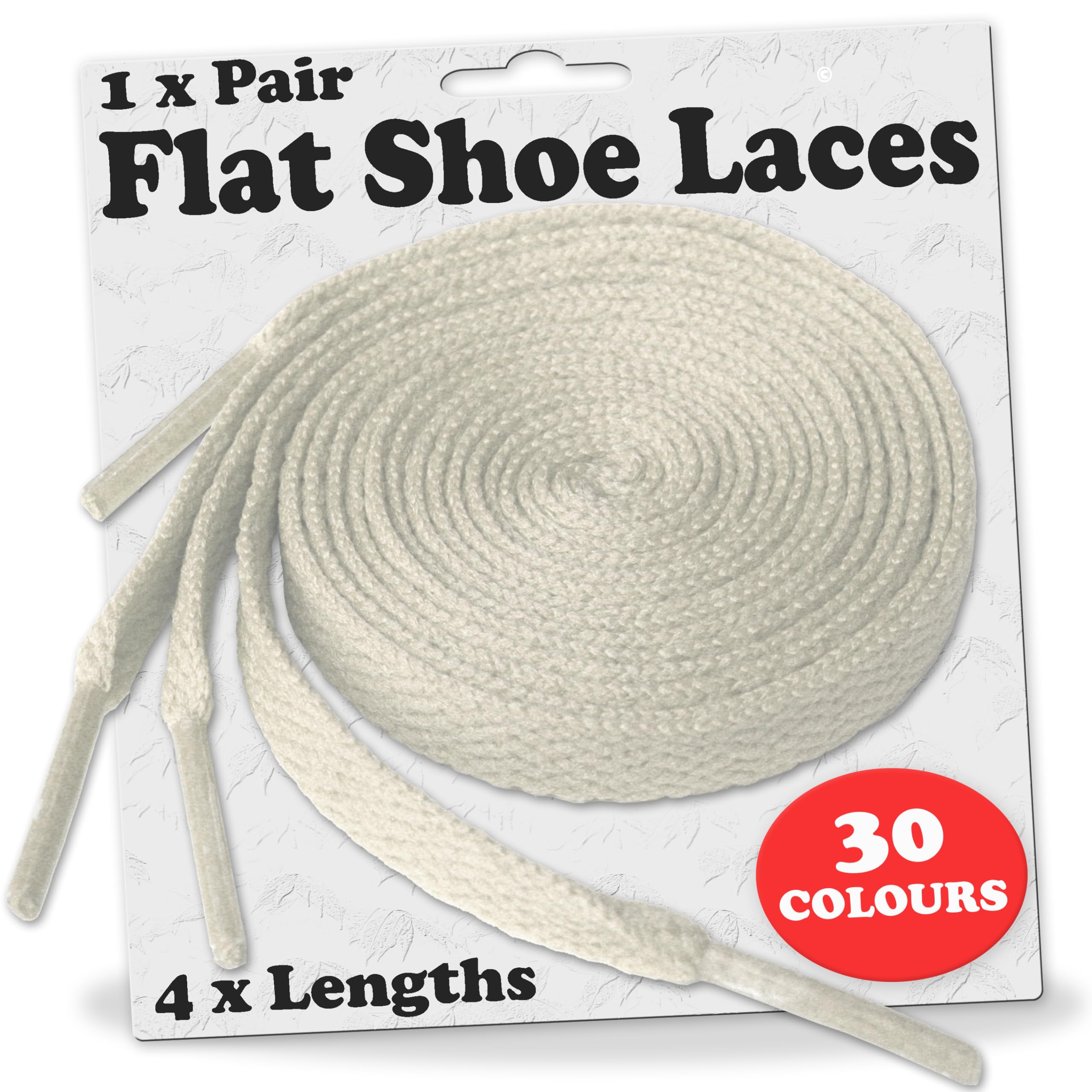 Flat Shoe Laces 8mm Wide for Trainers, Boots, Hi Tops, Football Boots, Shoelaces New Suitable for all brands including Nike Adidas Converse Puma Vans Reebok Adults or Kids