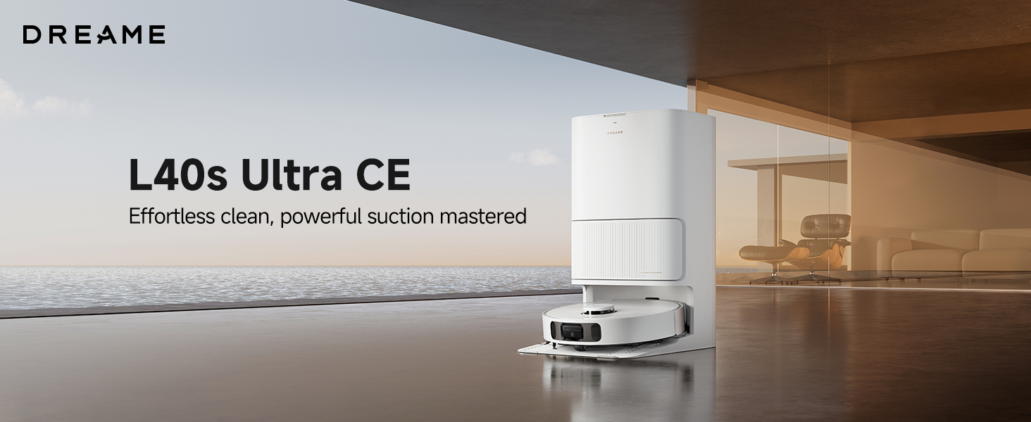 Amazon.com - DREAME L40s Ultra CE Robot Vacuum and Mop Combo with