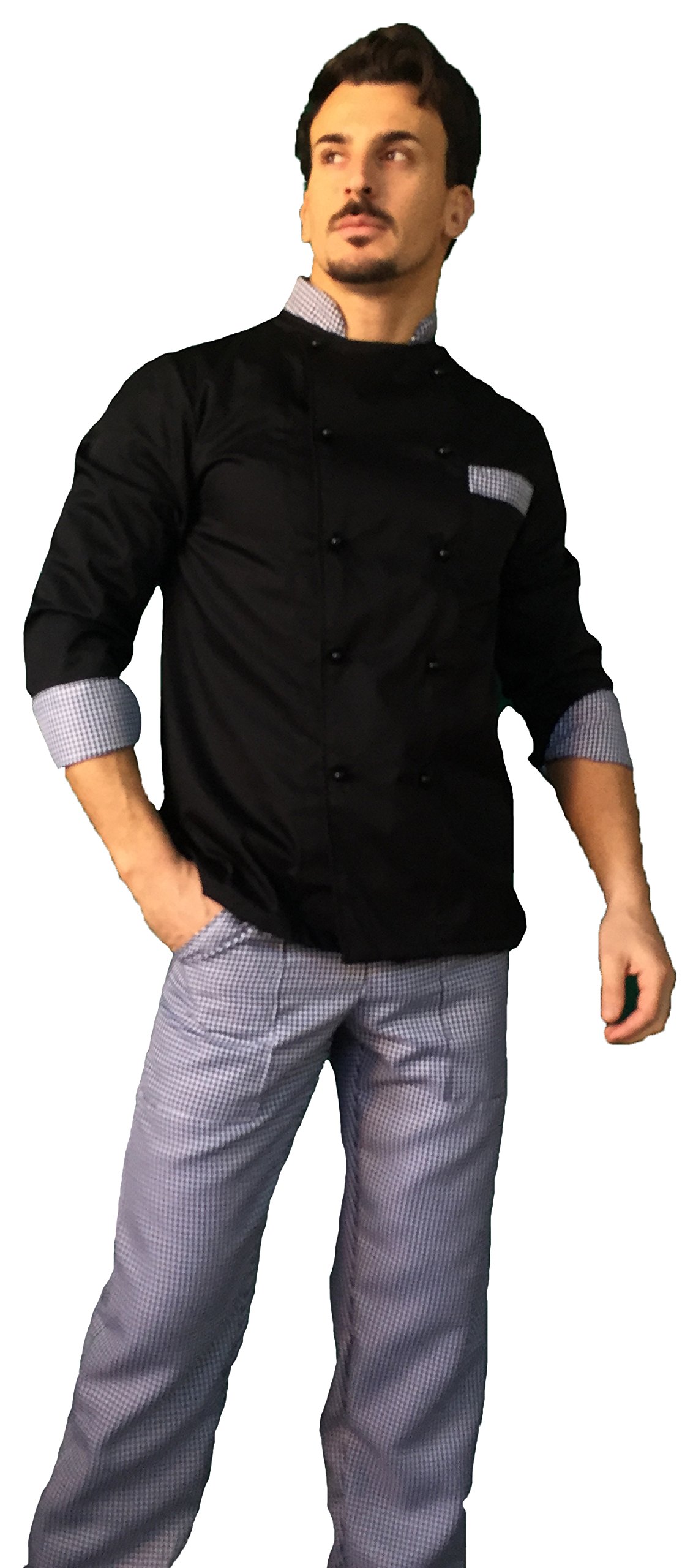 Ropa de cocinero y chef para hombre/mujer, tallas de XS a XXXXL, varios modelos: completo - uniforme de cocinero, chaqueta - casaca, pantalón, delantal - peto, pañuelo