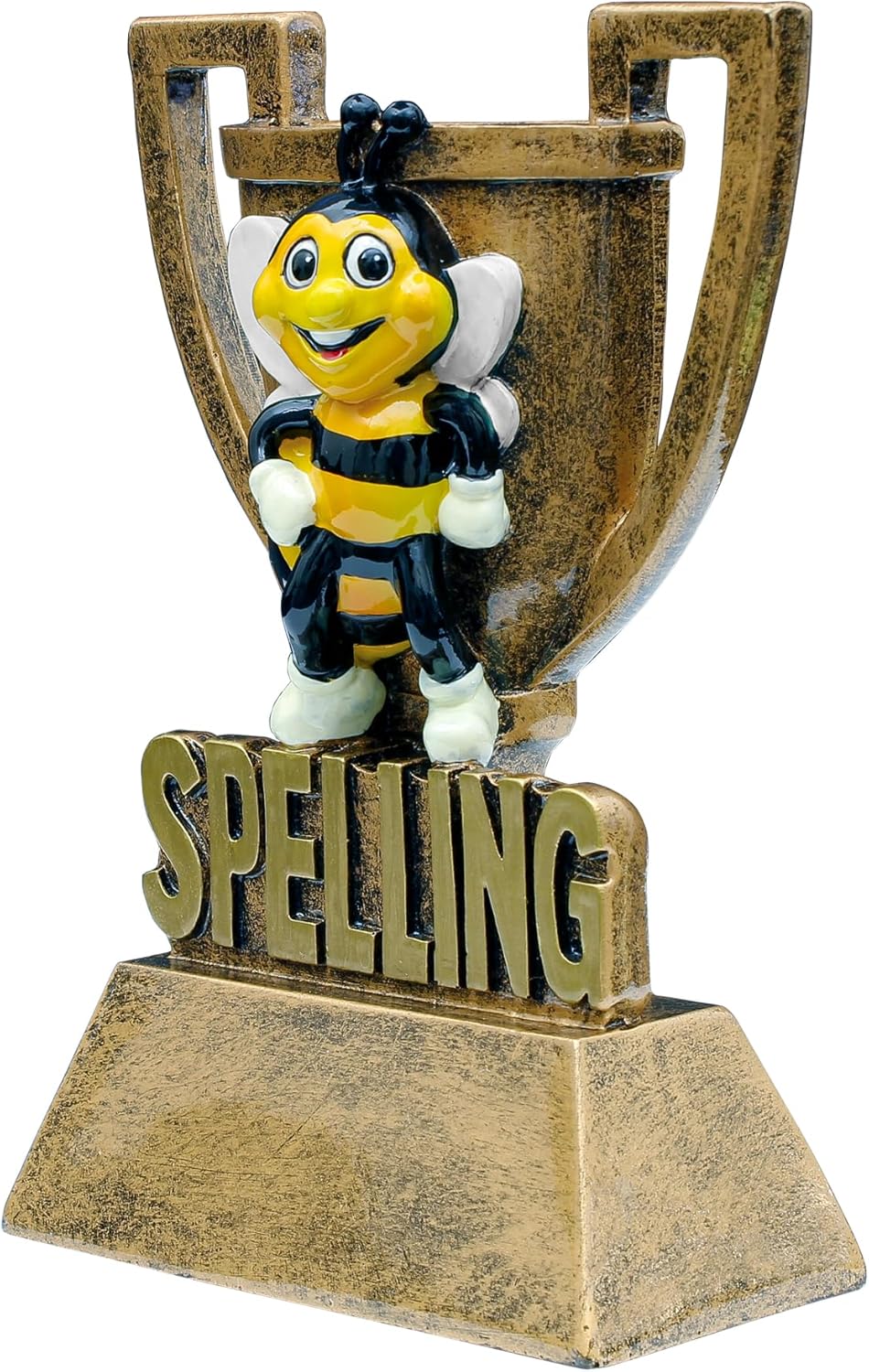 Decade Awards Personalized Spelling Trophy - Engraved Academic Spelling Bee Award for Student Achievers - Celebrate Scholastic Success with Fun Colorful Prize - Customize Now (6 Inch)