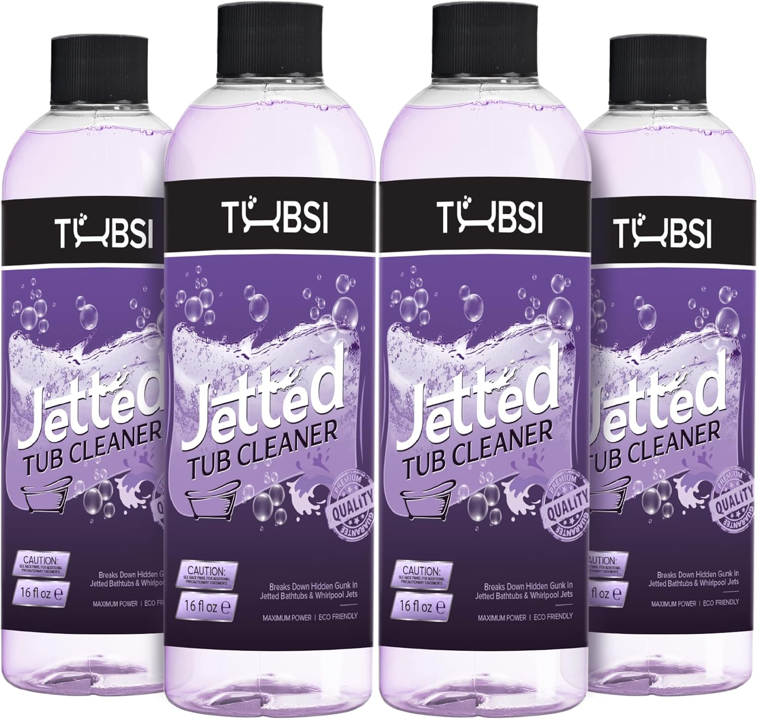 MAXTITE Tubsi Jetted Tub Cleaner 64 oz total, 4 pack of