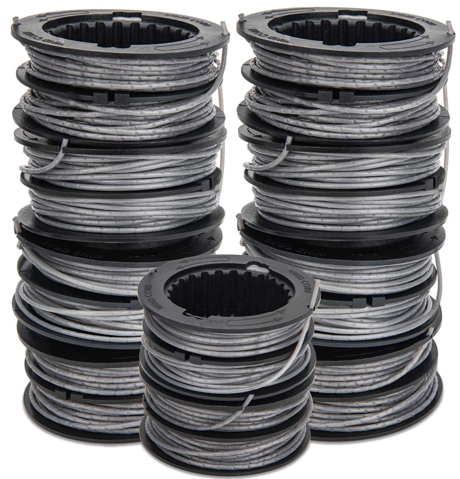 CMOODSB00L00 String Trimmer Replacement Spool 0.080" Compatible with Greenworks SB00L00 ST60V ST60V-T0 String Spool Refill for Kobalt 40-Volt String Trimmer KST 130X-06 and KST 130X (10 Pack)