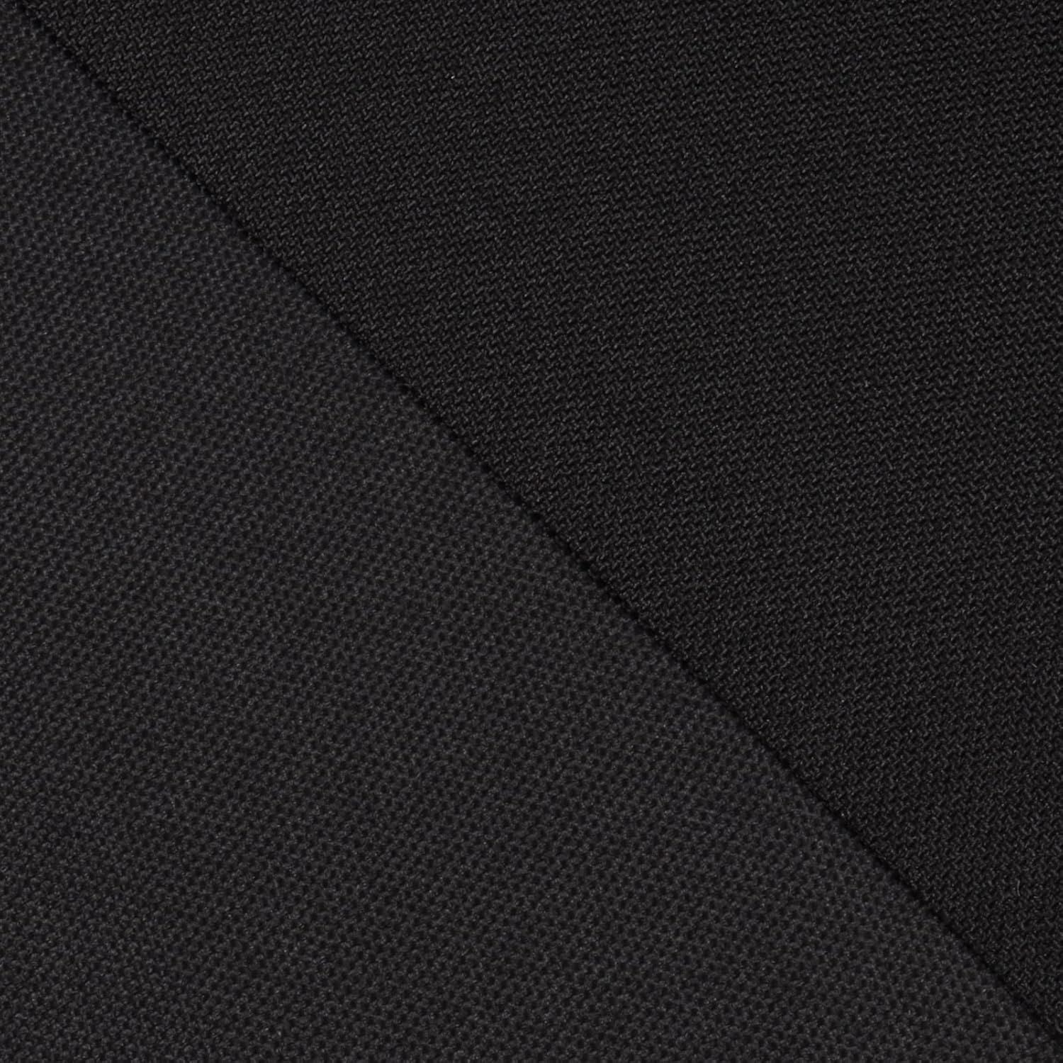 Soft Waterproof Canvas Fabric PU Backing, 600 Denier Ripstop UV Protection 48 x 60 Inch Canvas Cordura Fabric for Outdoor/Indoor, DIY Crafts, Bags, Awning, Marine, Furniture Cover(Black)