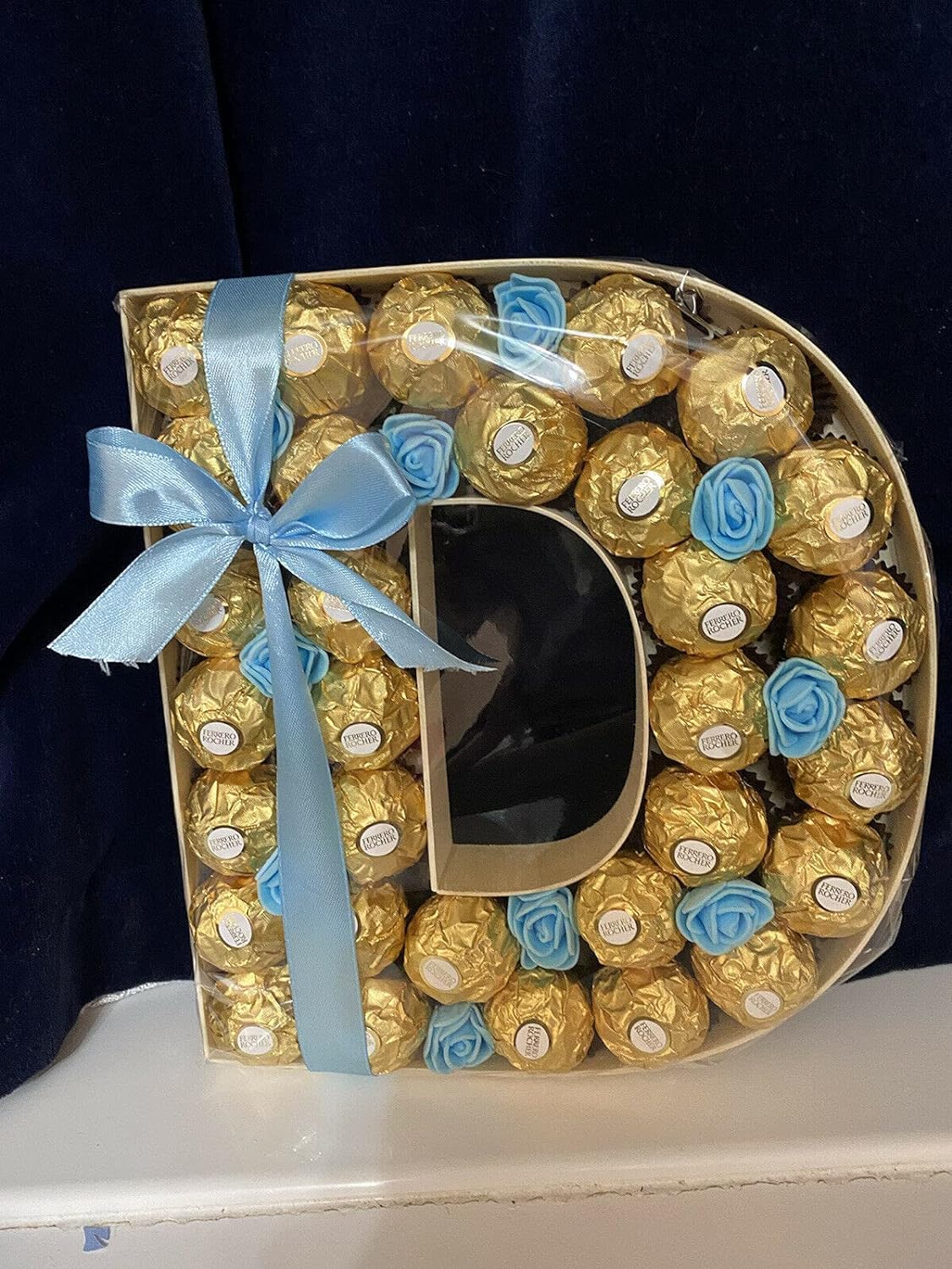 22cm Wooden Craft Fillable Letter D, Fillable Letters & Numbers Shapes