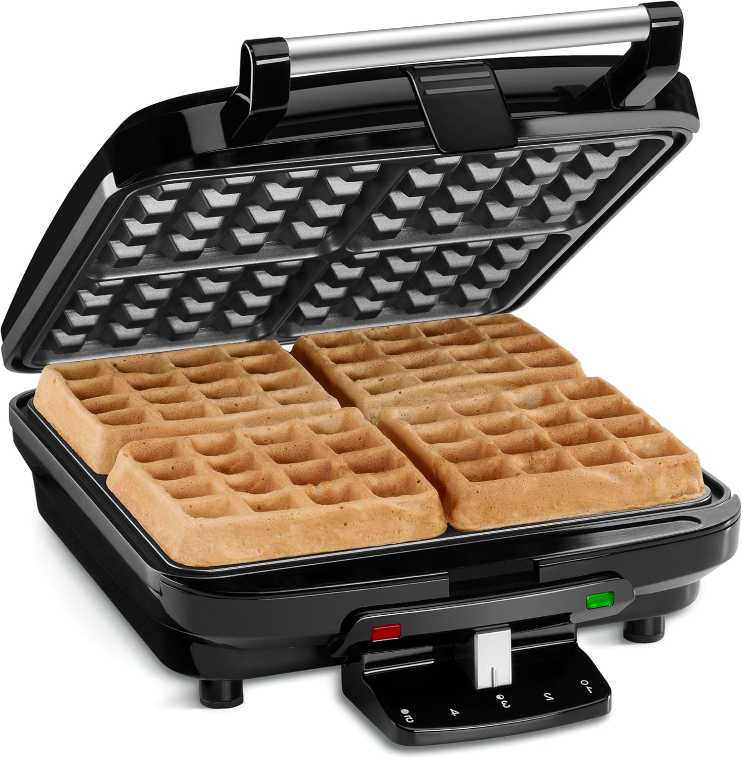 Cuisinart 4 Slice Belgian Waffle Maker - Square, WAF-150NAS New Square Classic