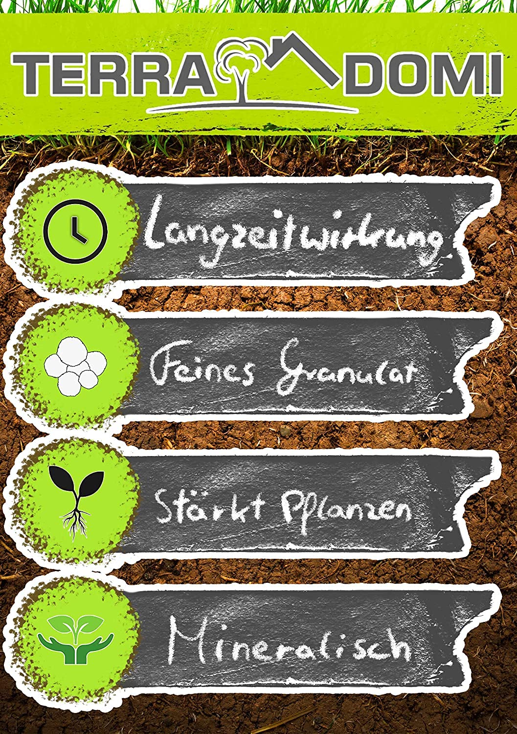 25KG TerraDomi Universal Frhjahrsdnger fr ca. 1000m fr Profis mit  Langzeitwirkung Rasendnger Blhpflanzen Herbstdnger fr alle Pflanzen :  Amazon.de: Garten