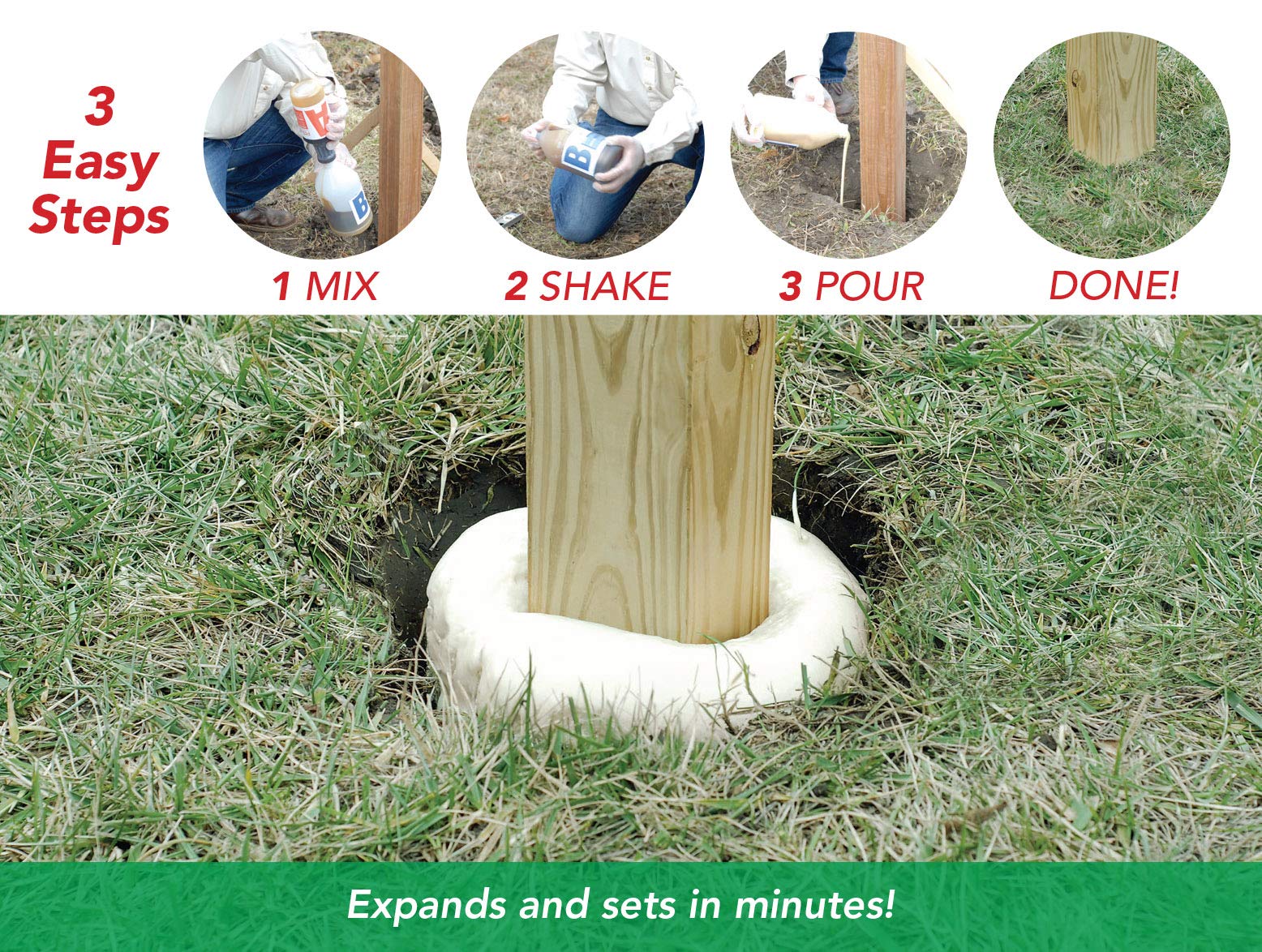 Sika Polyurethane Fence Post Mix (Actual Net Contents, 47 OFF