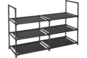 Fiducial Home 10 Tiers Shoe Rack 20-25 Pairs Sturdy Shoe Shelf