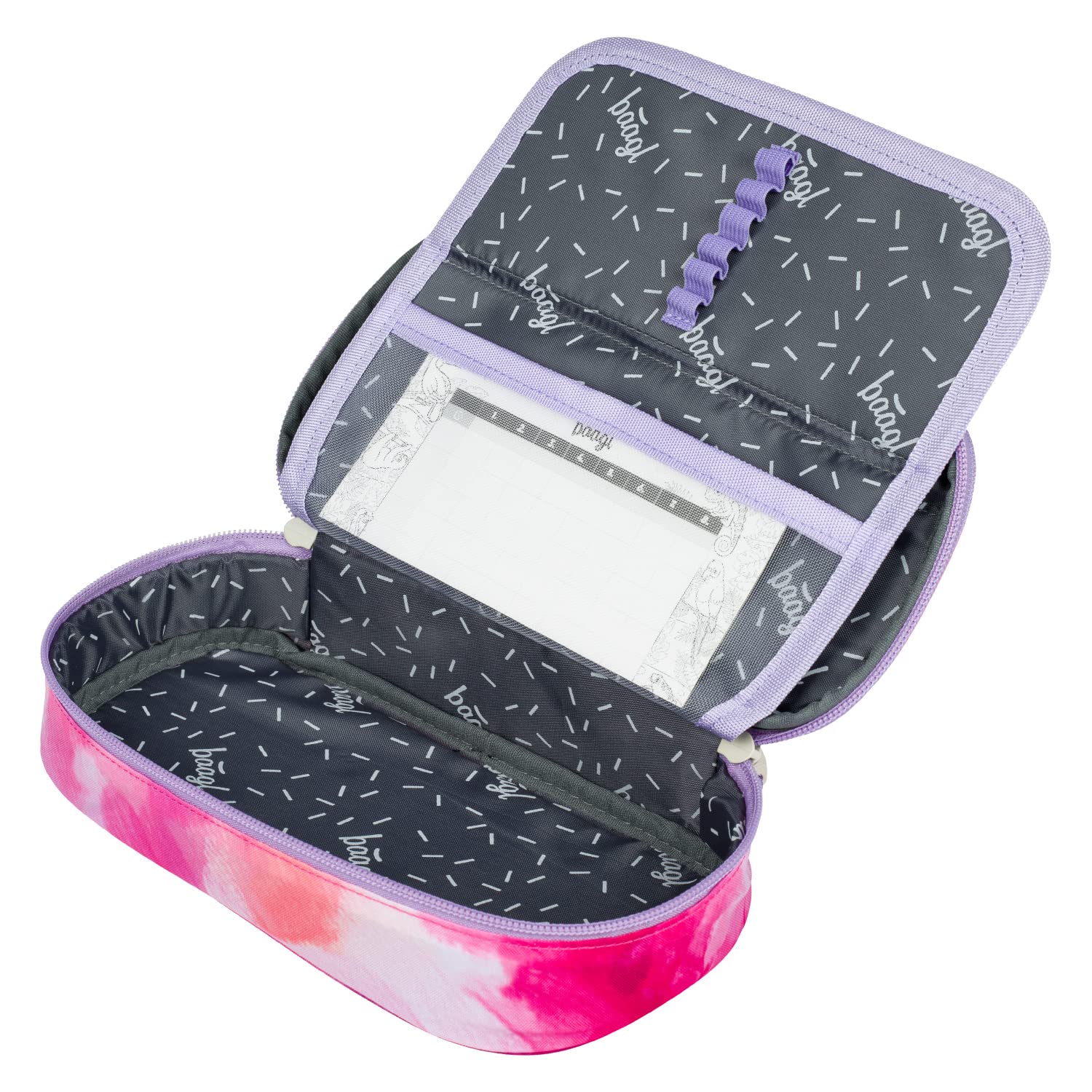 Baagl Schulrucksack Set Mädchen 3 Teilig, Schultasche für Grundschule Volksschule, Grundschule Ranzen mit Brustgurt, Ergonomischer Schulranzen (Painting)