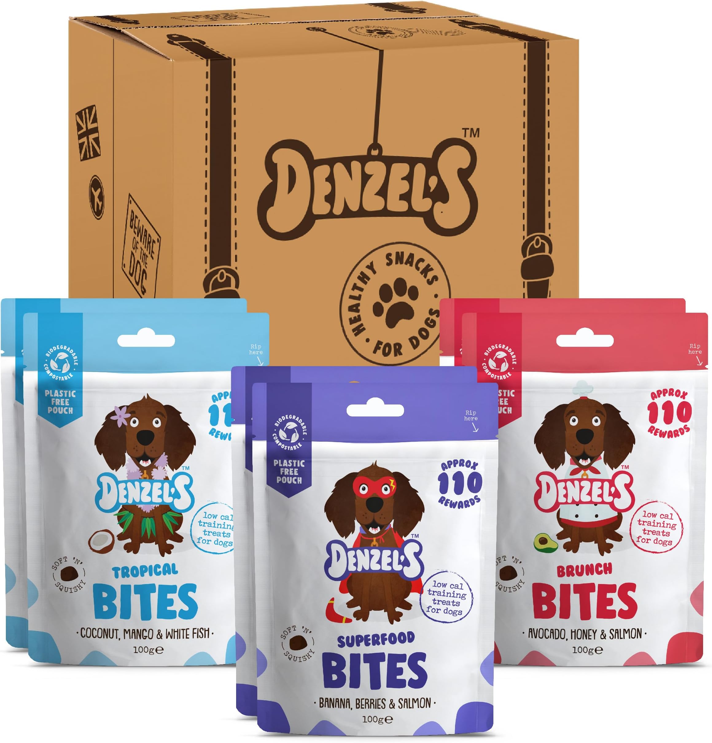 Denzel's Rewards, Natural Dog Treats High Value Training Treats