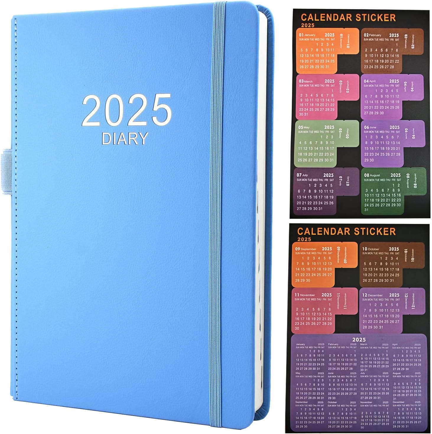 Smarpau Diary 2026 Day Per Page, Jan.25 - Dec.25, Daily