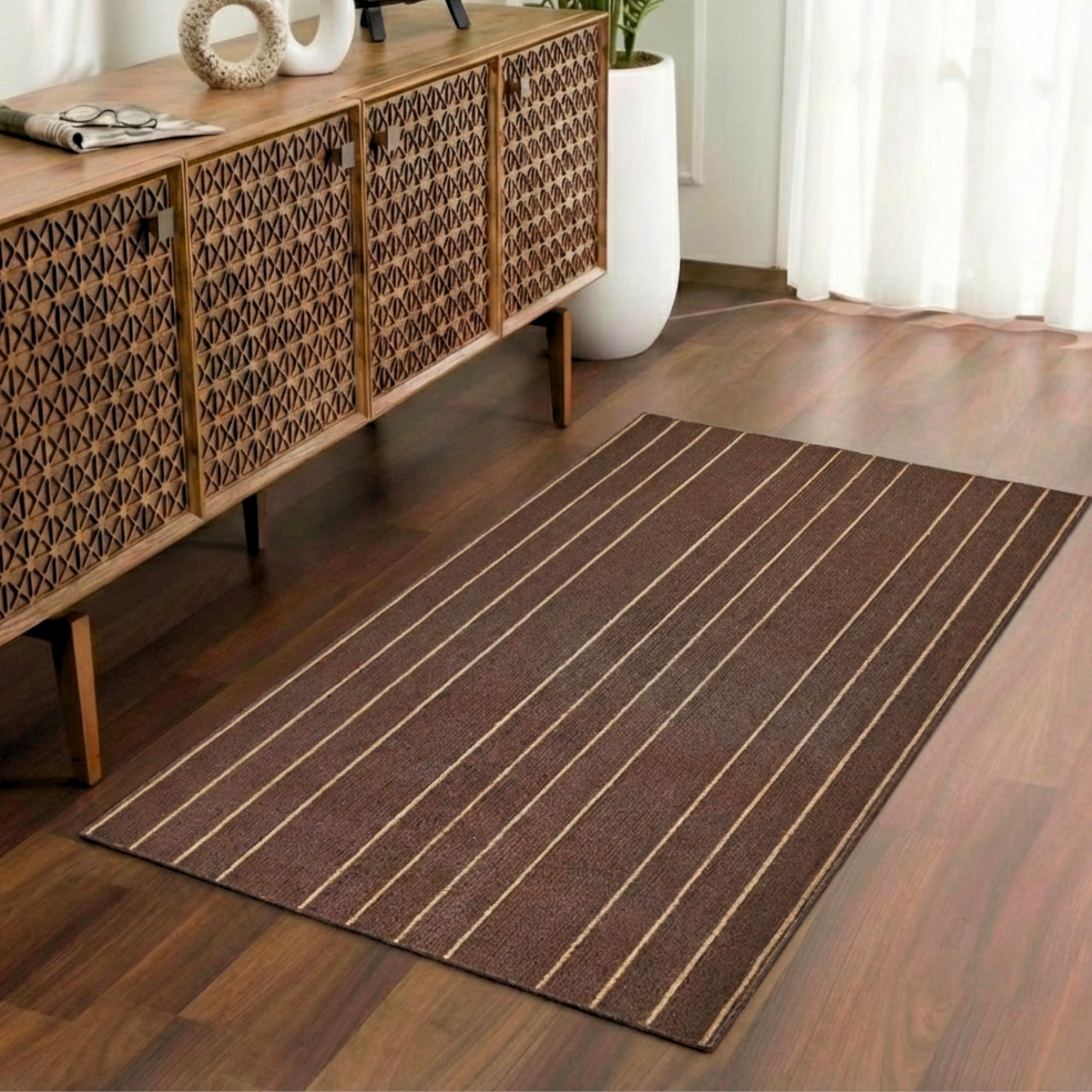 Saral Home Grey PP Carpet - 120x180cm -10 Saral Home Grey PP Carpet - 120x180cm -10