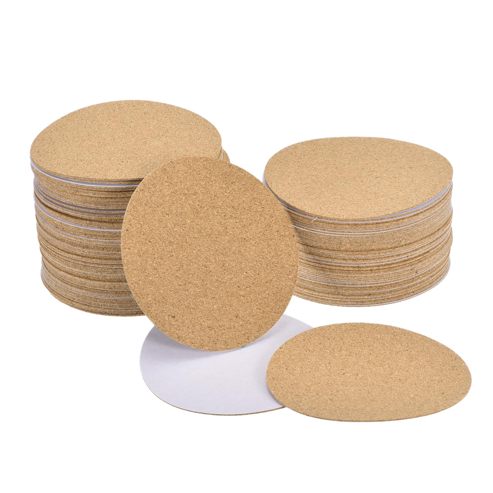 Dessous de verre ronds en liège uxcell 100 mm lot de 120 pièces épaisseur 1 mm