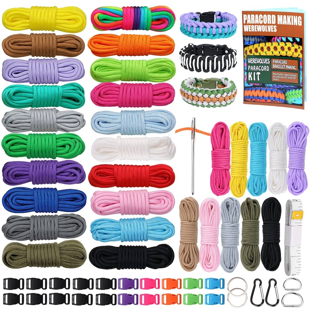 パラコード　#☆*:.. CHIKA..:*☆2 Amazon.co.jp: WEREWOLVES パラコード 550 4mm パラコード 20色