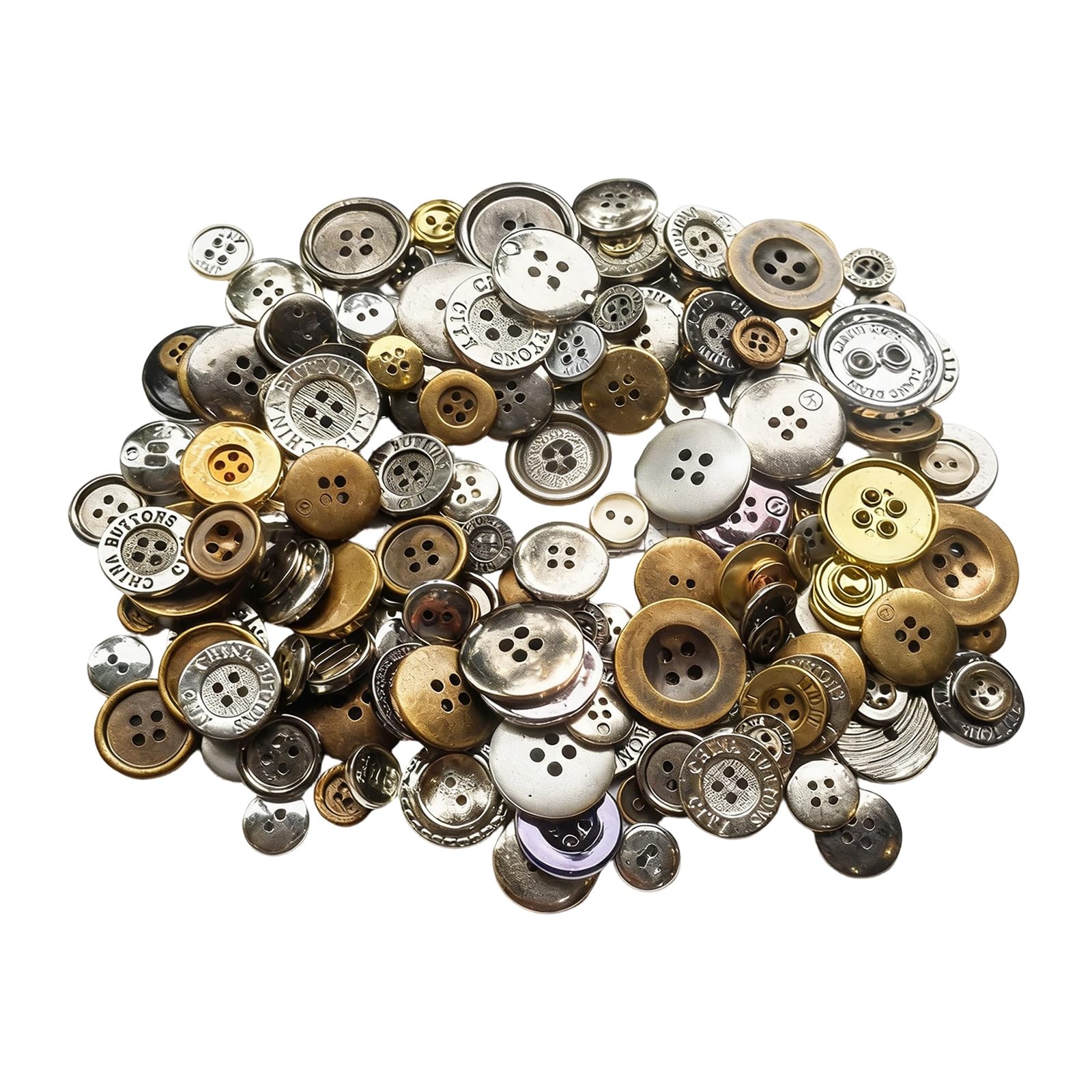 NVOQILIN Sewing Buttons for, Resin Button Pack with Mixed Sizes for Card Making, Albums, and Decor Accents Assorted Colorful Plastomer Craft Buttons