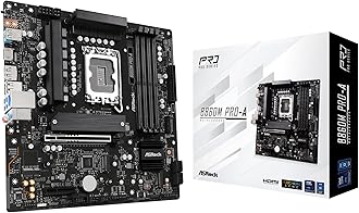 ASRock B860M Pro A DDR5 8666 MHz 256GB M.2 LGA1851 B860 Micro ATX Motherboard Intel Core Ultra BIOS Flashback SATA3 6.0 Gb/s PCIe 5.0